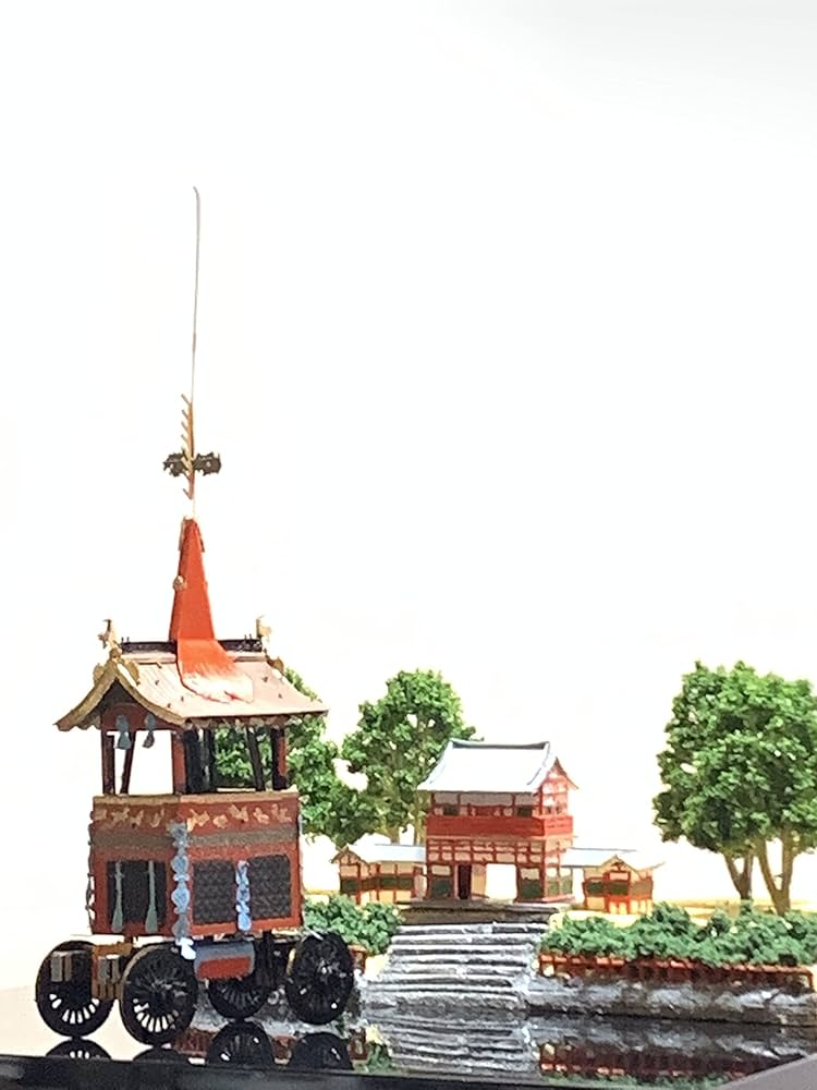 Amazon.co.jp: [完成品] 八坂神社 祇園祭 鉾 ミニチュア 山鉾 ケース